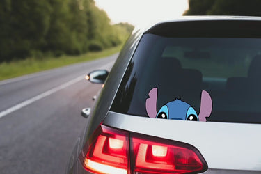 Peeking Trouble Car Decal
